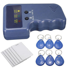 Load image into Gallery viewer, Handheld 125KHz RFID Copier Writer RFID Duplicator EM ID Copier + 5 Pcs EM4305/T5577/CET5200 Rewritable Keyfobs